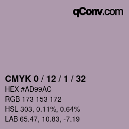 Color code: CMYK 0 / 12 / 1 / 32 | qconv.com