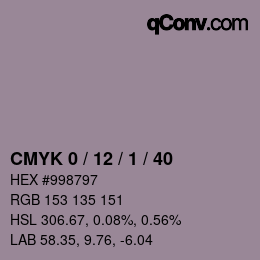 Color code: CMYK 0 / 12 / 1 / 40 | qconv.com