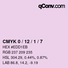 Color code: CMYK 0 / 12 / 1 / 7 | qconv.com