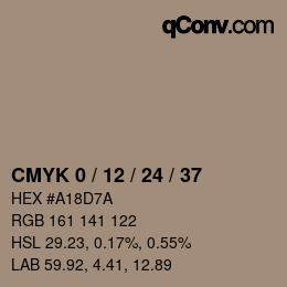 Color code: CMYK 0 / 12 / 24 / 37 | qconv.com