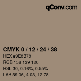 Color code: CMYK 0 / 12 / 24 / 38 | qconv.com