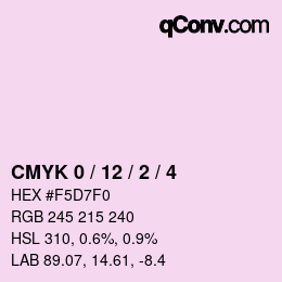 Color code: CMYK 0 / 12 / 2 / 4 | qconv.com