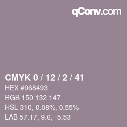 Color code: CMYK 0 / 12 / 2 / 41 | qconv.com