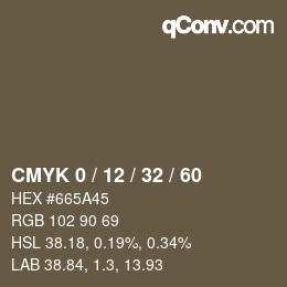 Color code: CMYK 0 / 12 / 32 / 60 | qconv.com