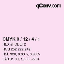 Color code: CMYK 0 / 12 / 4 / 1 | qconv.com