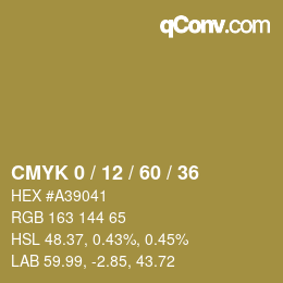 Color code: CMYK 0 / 12 / 60 / 36 | qconv.com