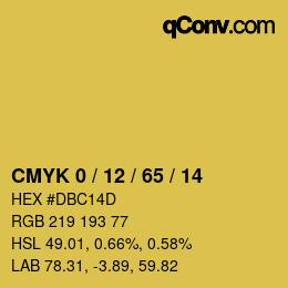 Color code: CMYK 0 / 12 / 65 / 14 | qconv.com