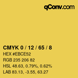 Color code: CMYK 0 / 12 / 65 / 8 | qconv.com