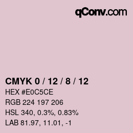 Color code: CMYK 0 / 12 / 8 / 12 | qconv.com