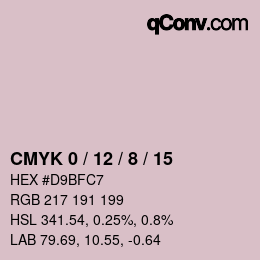 Color code: CMYK 0 / 12 / 8 / 15 | qconv.com