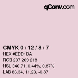 Color code: CMYK 0 / 12 / 8 / 7 | qconv.com