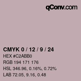 Color code: CMYK 0 / 12 / 9 / 24 | qconv.com