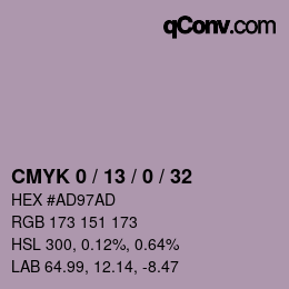 Color code: CMYK 0 / 13 / 0 / 32 | qconv.com