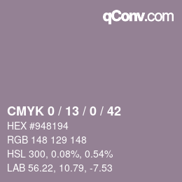 カラーコード: CMYK 0 / 13 / 0 / 42 | qconv.com