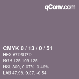 Color code: CMYK 0 / 13 / 0 / 51 | qconv.com