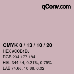 Color code: CMYK 0 / 13 / 10 / 20 | qconv.com