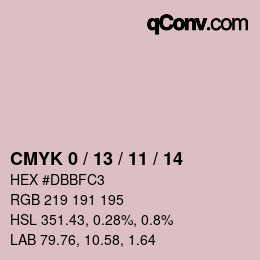Color code: CMYK 0 / 13 / 11 / 14 | qconv.com