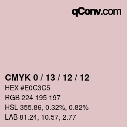 Color code: CMYK 0 / 13 / 12 / 12 | qconv.com