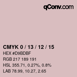 Color code: CMYK 0 / 13 / 12 / 15 | qconv.com