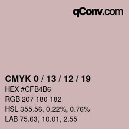 Color code: CMYK 0 / 13 / 12 / 19 | qconv.com