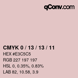 Color code: CMYK 0 / 13 / 13 / 11 | qconv.com