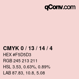 Color code: CMYK 0 / 13 / 14 / 4 | qconv.com