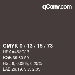 Color code: CMYK 0 / 13 / 15 / 73 | qconv.com