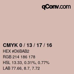 Color code: CMYK 0 / 13 / 17 / 16 | qconv.com