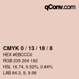 Color code: CMYK 0 / 13 / 18 / 8 | qconv.com