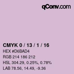 Color code: CMYK 0 / 13 / 1 / 16 | qconv.com