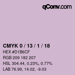 Color code: CMYK 0 / 13 / 1 / 18 | qconv.com