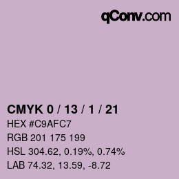 Color code: CMYK 0 / 13 / 1 / 21 | qconv.com