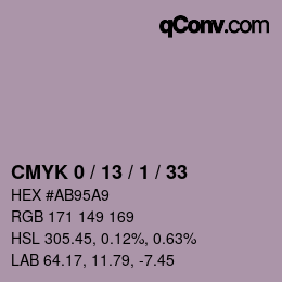 カラーコード: CMYK 0 / 13 / 1 / 33 | qconv.com