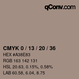 Color code: CMYK 0 / 13 / 20 / 36 | qconv.com