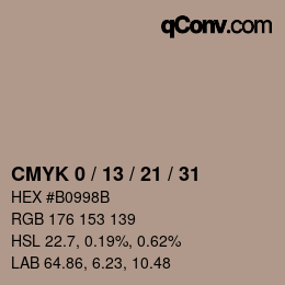 Color code: CMYK 0 / 13 / 21 / 31 | qconv.com