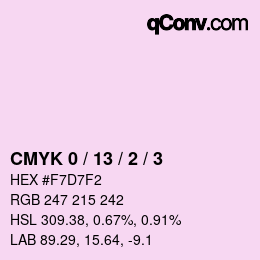 Color code: CMYK 0 / 13 / 2 / 3 | qconv.com