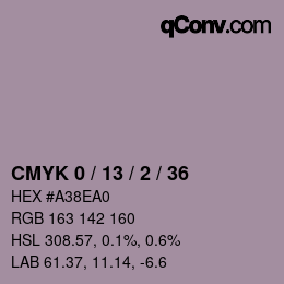 カラーコード: CMYK 0 / 13 / 2 / 36 | qconv.com