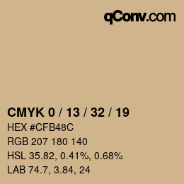 Color code: CMYK 0 / 13 / 32 / 19 | qconv.com