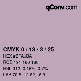 Color code: CMYK 0 / 13 / 3 / 25 | qconv.com