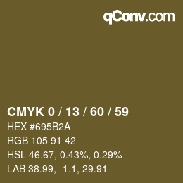 Color code: CMYK 0 / 13 / 60 / 59 | qconv.com