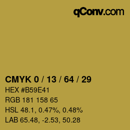 Color code: CMYK 0 / 13 / 64 / 29 | qconv.com