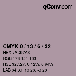 Color code: CMYK 0 / 13 / 6 / 32 | qconv.com