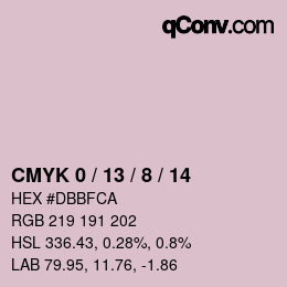Color code: CMYK 0 / 13 / 8 / 14 | qconv.com