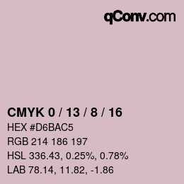 Color code: CMYK 0 / 13 / 8 / 16 | qconv.com