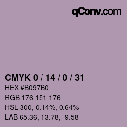 Color code: CMYK 0 / 14 / 0 / 31 | qconv.com