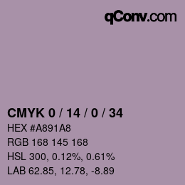 Color code: CMYK 0 / 14 / 0 / 34 | qconv.com