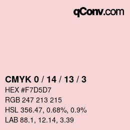 Color code: CMYK 0 / 14 / 13 / 3 | qconv.com