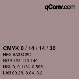 Color code: CMYK 0 / 14 / 14 / 36 | qconv.com