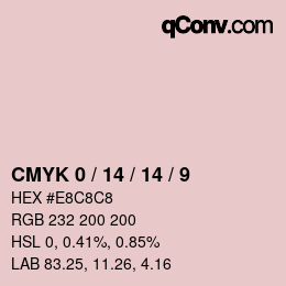 Color code: CMYK 0 / 14 / 14 / 9 | qconv.com