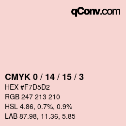 Color code: CMYK 0 / 14 / 15 / 3 | qconv.com